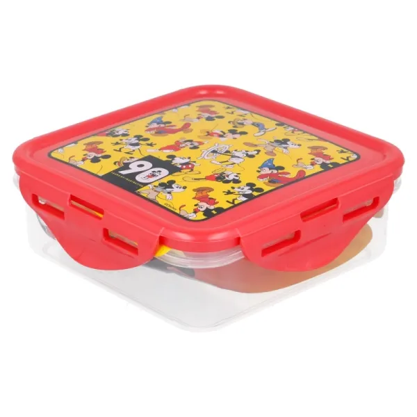 Mickey Mouse - Lunchbox / hermetic breakfast box 500ml | Buy online — Megaluks