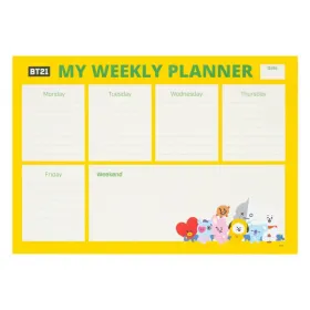 BT21 - Weekly planner 54 A4 pages | Osta verkosta — Megaluks