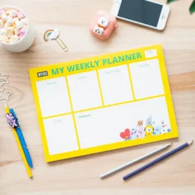 BT21 - Weekly planner 54 A4 pages | Osta verkosta — Megaluks