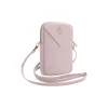 Guess Zip Triangle 4G - Phone bag (pink) | Купить онлайн — Megaluks