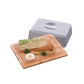 Bamboo cheese board with lid | Купить онлайн — Megaluks