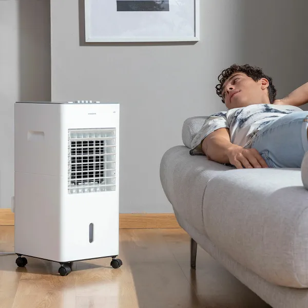 Daudzfunkcionāls pārnēsājams iztvaikošanas dzesētājs InnovaGoods   5 L Balts 65 W (Atjaunots C)