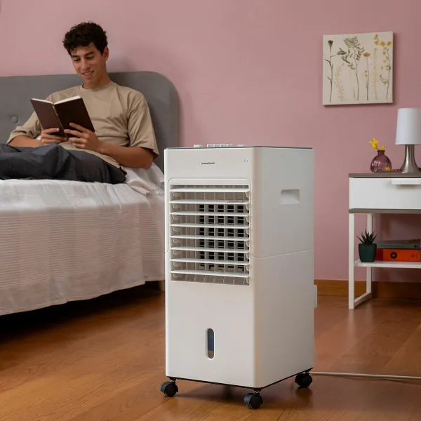 Monikäyttöinen kannettava haihduttava ilmastointilaite InnovaGoods   5 L Valkoinen 65 W (Kunnostetut Tuotteet C)