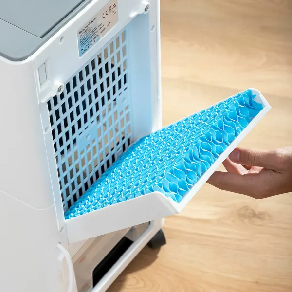 Daudzfunkcionāls pārnēsājams iztvaikošanas dzesētājs InnovaGoods   5 L Balts 65 W (Atjaunots C)
