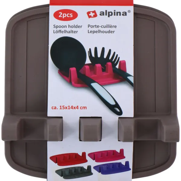Alpina - Spoon / utensil holder 2 pcs (black) | Pirkti internetu — Megaluks