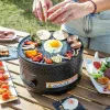 Портативное бездымное угольное барбекю InnovaGoods Железо (Пересмотрено B)