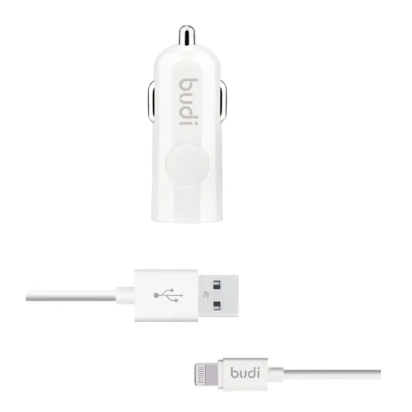 Budi - 1 USB car charger with LED indicator+lig | Купить онлайн — Megaluks