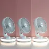 Įkraunamas stalinis ventiliatorius su LED FanLed InnovaGoods Ø6,6'' 4000 mAh