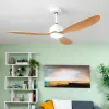 Griestu ventilators ar LED gaismu un 3 ABS lāpstiņām Wuled InnovaGoods Koks 36 W 52" Ø132 cm