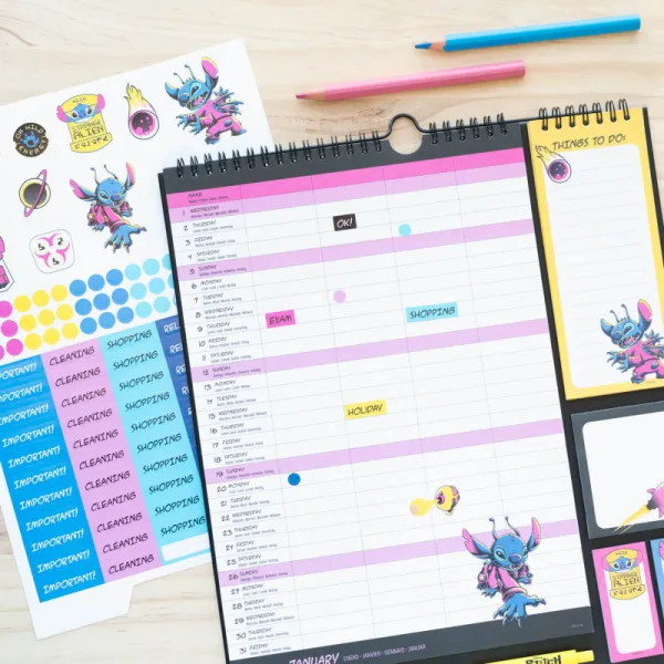 Disney Stitch - Wall Calendar / Planner 2024/20 | Pirkti internetu — Megaluks