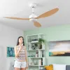 Griestu ventilators ar LED gaismu un 3 ABS lāpstiņām Wuled InnovaGoods Koks 36 W 52" Ø132 cm