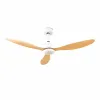 Griestu ventilators ar LED gaismu un 3 ABS lāpstiņām Wuled InnovaGoods Koks 36 W 52" Ø132 cm