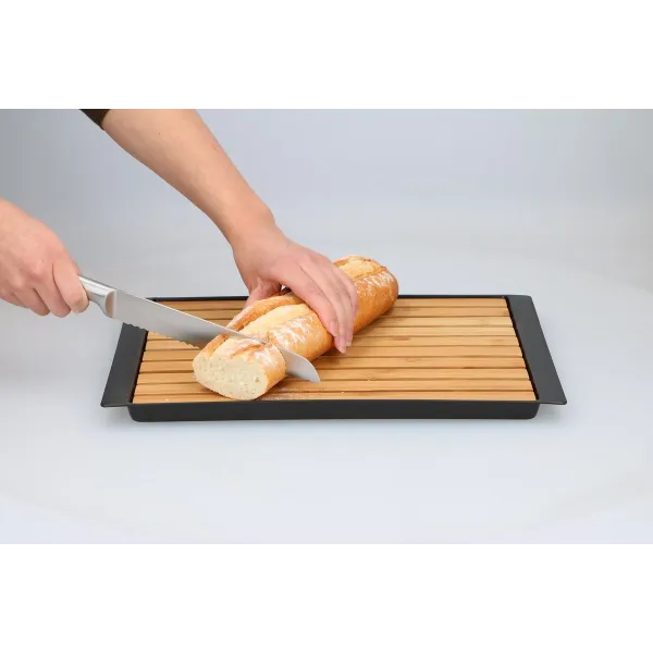 Alpina - Bamboo bread board with crumb tray | Купить онлайн — Megaluks