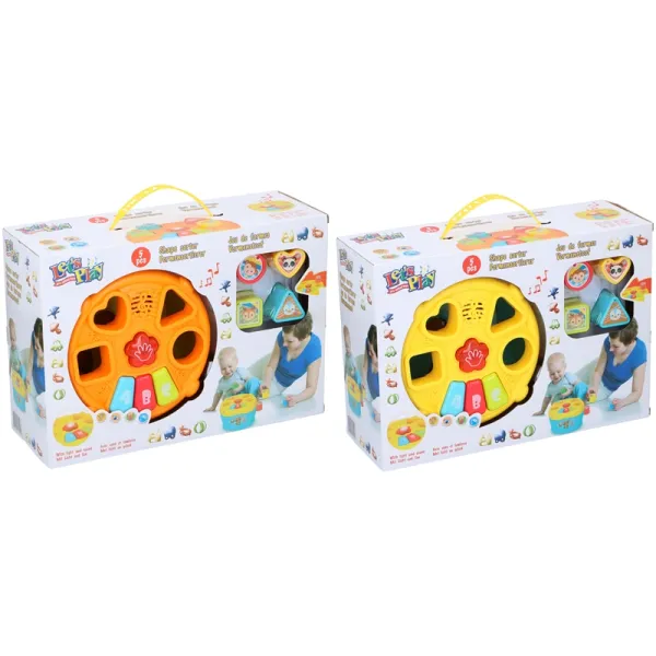 Lets Play - Shape Matching Toy (Yellow-Blue) | Osta veebist — Megaluks