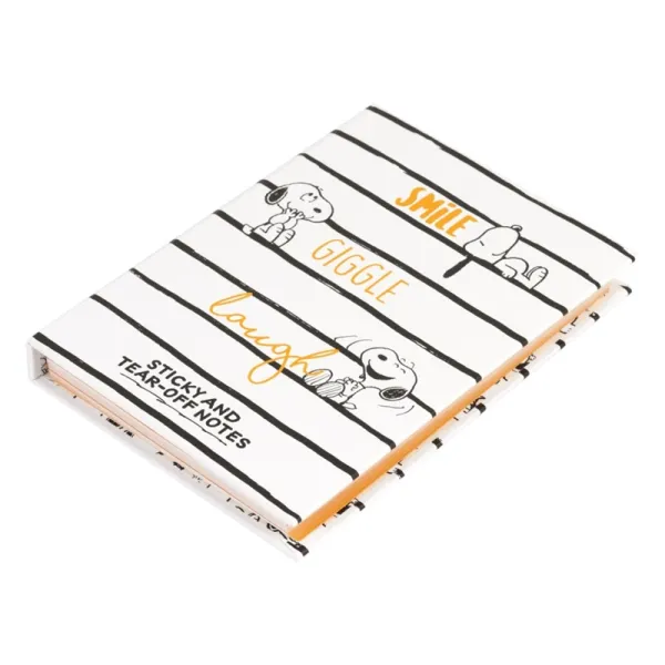 Snoopy - A6 Self-Adhesive Notebook from the Lazy D | Osta veebist — Megaluks