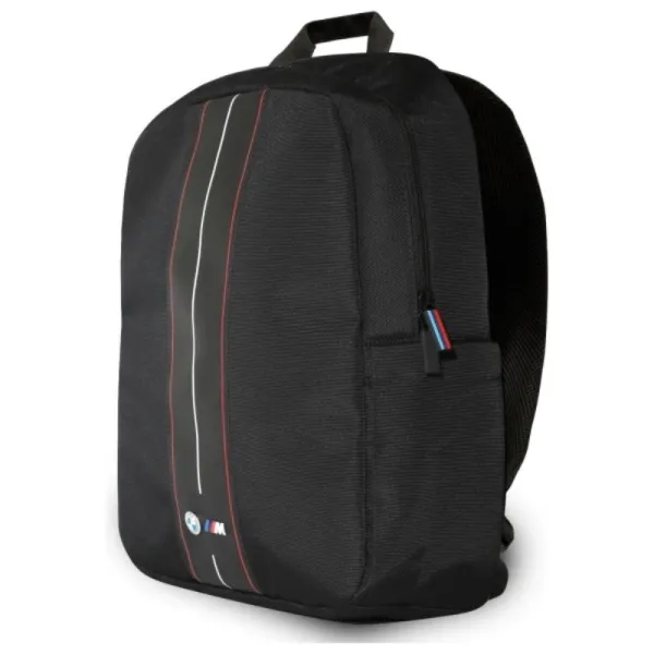 BMW Nylon Red Stripe - Laptop Backpack 16" (Bla | Купить онлайн — Megaluks