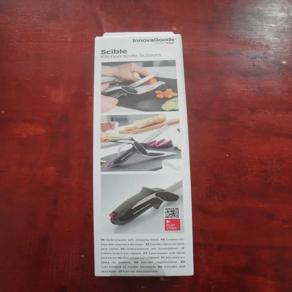 Pjaustymo peilis su integruota maža pjaustymo lentele Scible InnovaGoods
