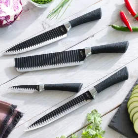 Peilių rinkinys Black Shark Swiss·Q Namiutsu InnovaGoods 4 Dalys