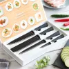 Peilių rinkinys Black Shark Swiss·Q Namiutsu InnovaGoods 4 Dalys