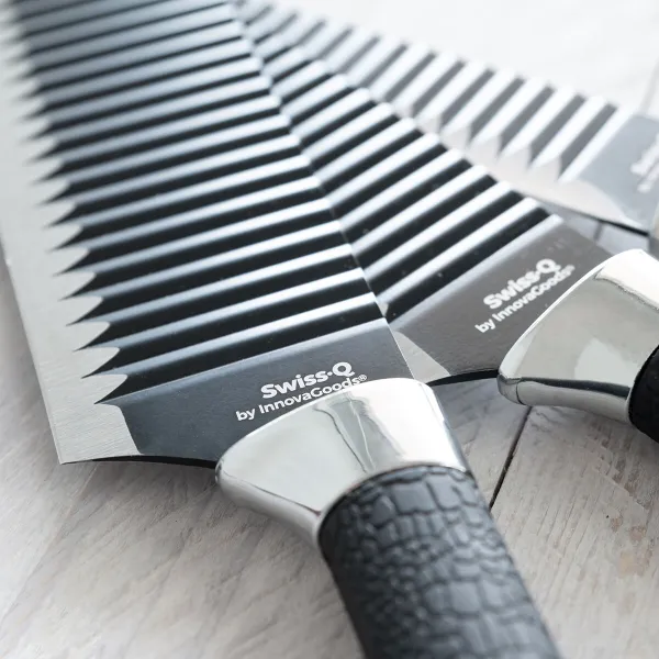 Набор ножей Black Shark Swiss·Q Namiutsu InnovaGoods 4 Предметы
