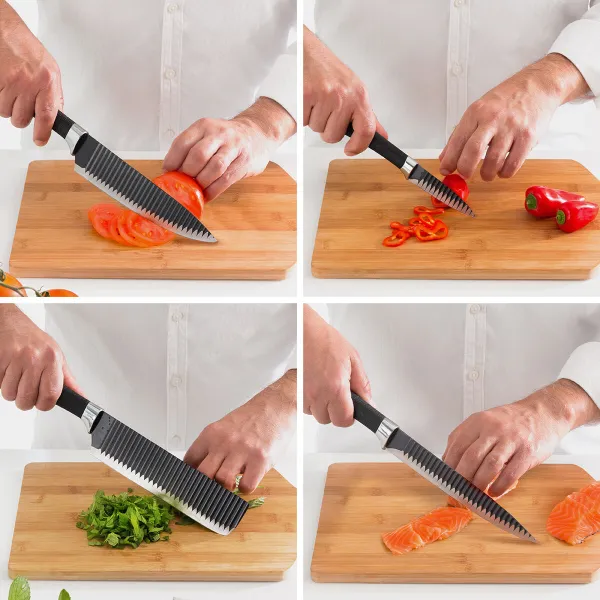 Veitsisetti Black Shark Swiss·Q Namiutsu InnovaGoods 4 Kappaletta