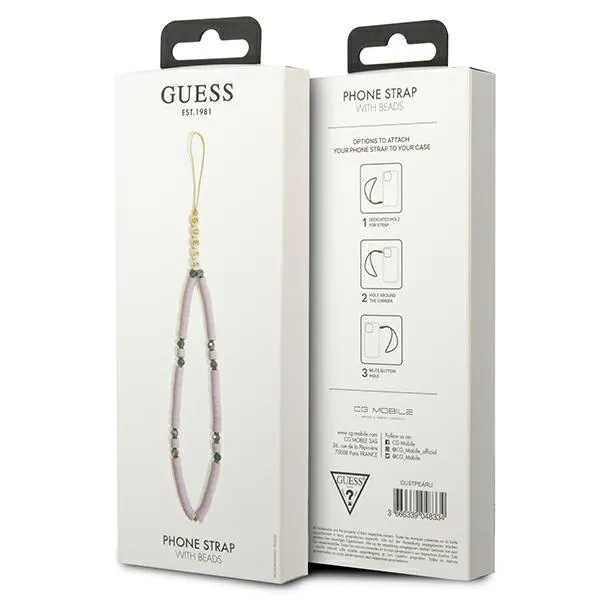Guess Phone Strap Beads Heishi Lilac | Pirkti internetu — Megaluks