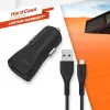 Energizer HardCase - USB-A 1A car charger + Micro USB cable (Black)