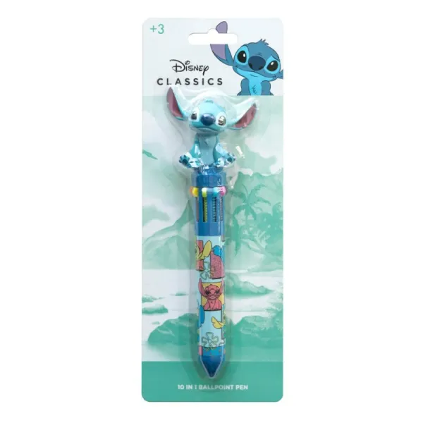 Disney Stitch - 10-color automatic pen with 3D  | Pirkti internetu — Megaluks