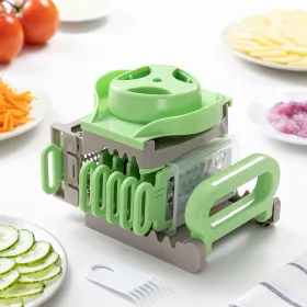 6-in-1 taitettava mandoliiniraastin Choppie InnovaGoods IG814854 Ruostumaton teräs (Kunnostetut Tuotteet B)