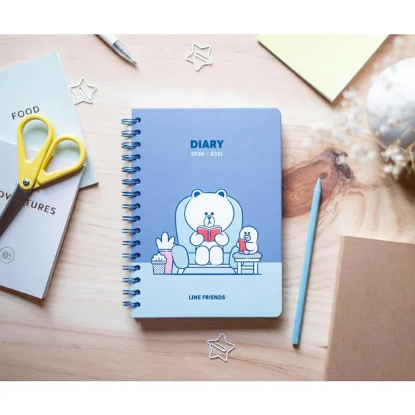 Line Friends - Calendar 2020/2021 A5 | Pirkti internetu — Megaluks