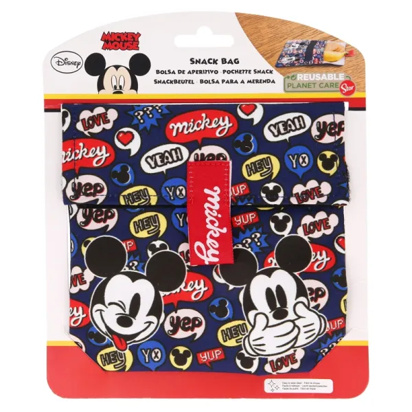 Mickey Mouse - Reusable snack bag | Pirkt tiešsaistē — Megaluks