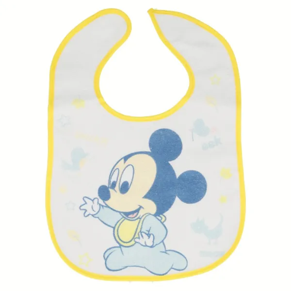 Mickey Mouse - Small bib with velcro (2 pcs) | Купить онлайн — Megaluks