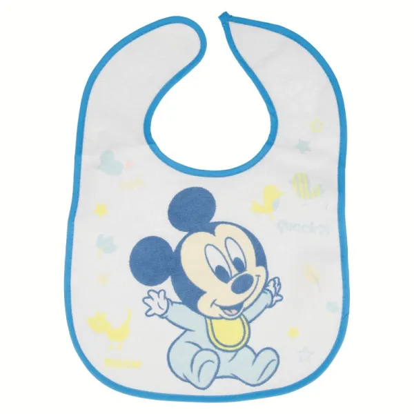 Mickey Mouse - Small bib with velcro (2 pcs) | Купить онлайн — Megaluks