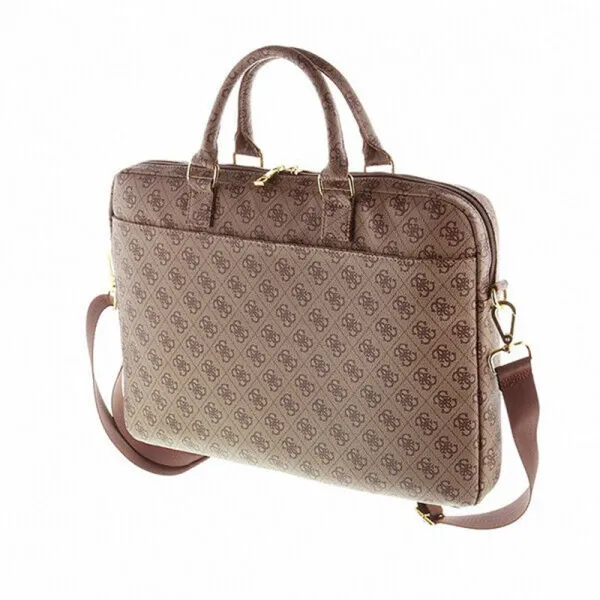 Guess 4G Uptown Computer Bag 15" (Brown) | Купить онлайн — Megaluks