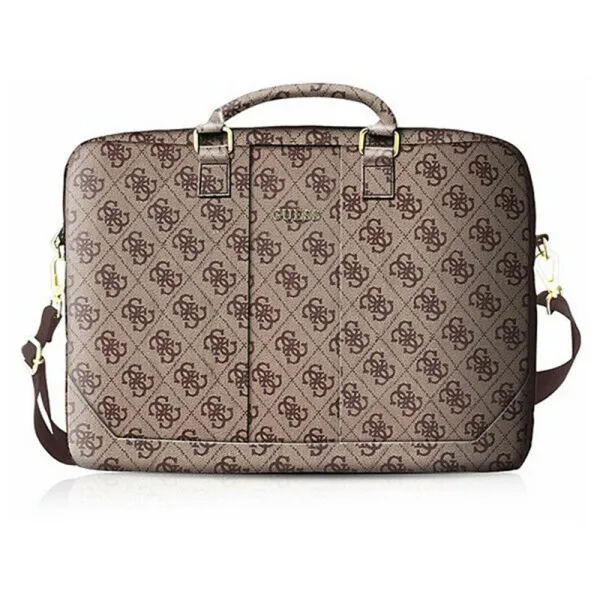 Guess 4G Uptown Computer Bag 15" (Brown) | Купить онлайн — Megaluks