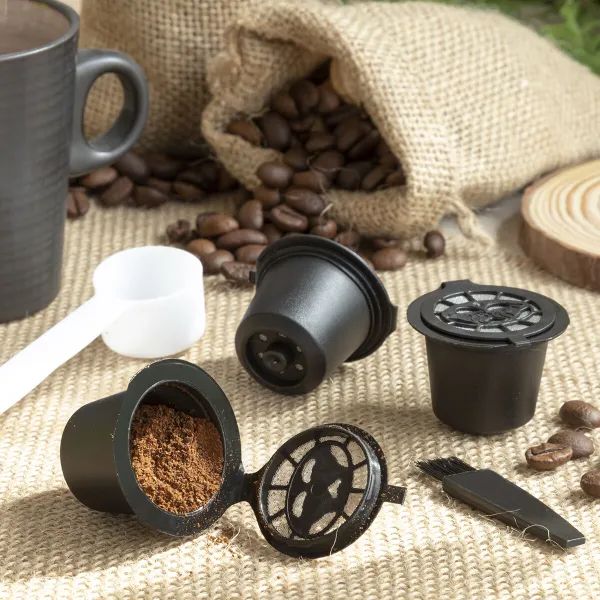 Набор из 3-х многоразовых кофейных капсул Recoff InnovaGoods