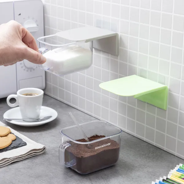 Съемные кухонные контейнеры с наклейками Handstore InnovaGoods 2 штук