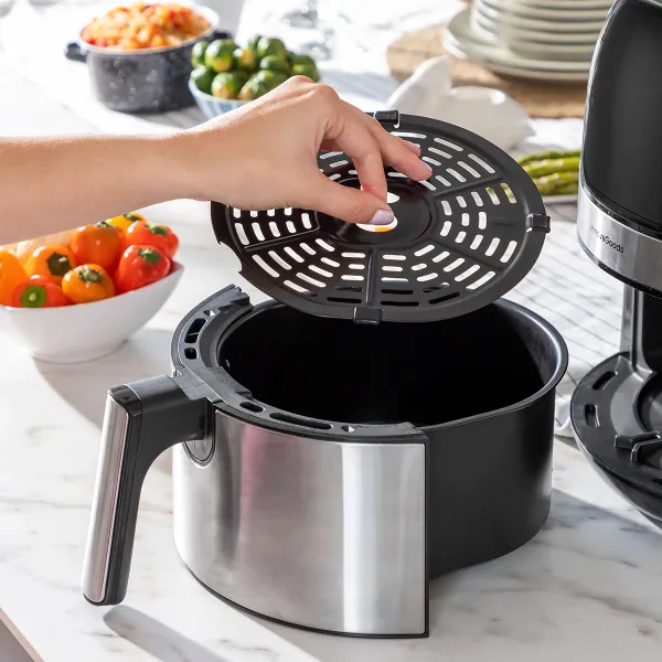 Airfryer InnovaGoods Musta 1400 W 3,5 L Ruostumaton teräs (Kunnostetut Tuotteet B)