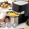 Airfryer InnovaGoods Musta 1700 W 5,5 L Ruostumaton teräs (Kunnostetut Tuotteet B)