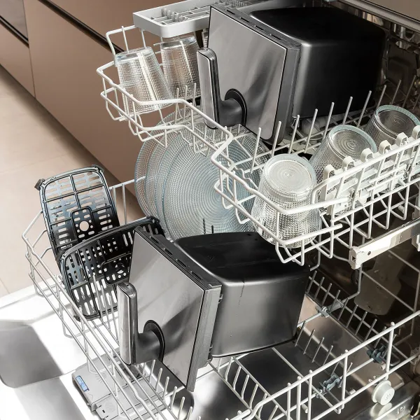 Karstā gaisa fritieris InnovaGoods Fryinn Double 8000 Melns 3400 W 8 L Nerūsējošais tērauds