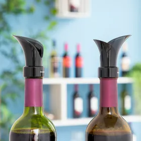 2 viename vyno kamštis su pylimu ir aeratoriumi Wintopp InnovaGoods