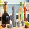 Vakuumipumppu ja viinistopperi Winuum InnovaGoods (4 korkit)