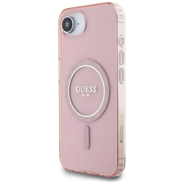 Guess IML Glitter Circle MagSafe - Case for iPh | Pirkti internetu — Megaluks