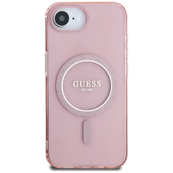 Guess IML Glitter Circle MagSafe - Case for iPh | Pirkti internetu — Megaluks
