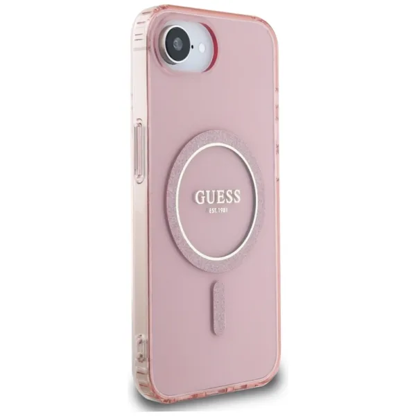 Guess IML Glitter Circle MagSafe - Case for iPh | Pirkti internetu — Megaluks