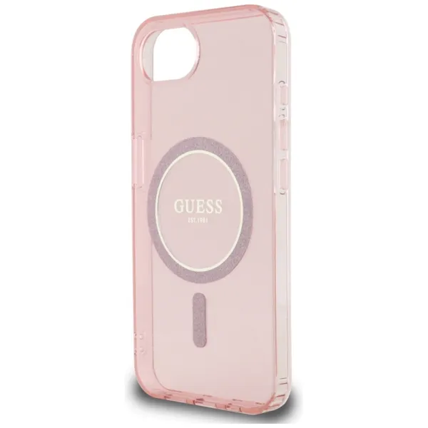 Guess IML Glitter Circle MagSafe - Case for iPh | Pirkti internetu — Megaluks