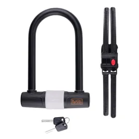 Black&Decker - Bicycle Lock / U-Lock 14x25 cm | Osta verkosta — Megaluks