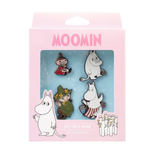 Moomins - Set of 4 Pins for Clothes or Backpack | Pirkti internetu — Megaluks