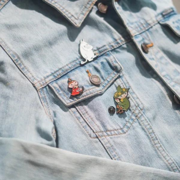 Moomins - Set of 4 Pins for Clothes or Backpack | Pirkti internetu — Megaluks