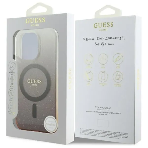 Guess IML Glitter Gradient MagSafe - Case for i | Купить онлайн — Megaluks